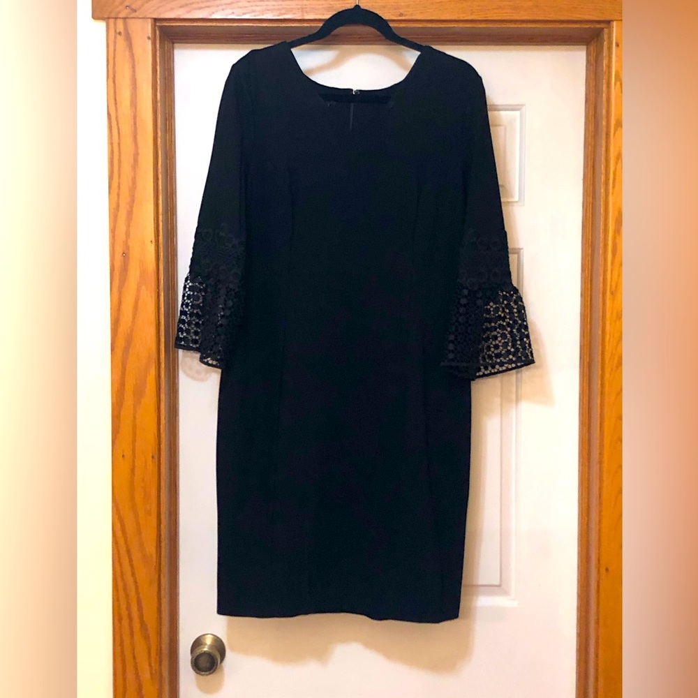 Talbots black dress, Size 14.